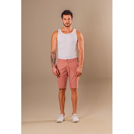 Bermuda Social Linho Masculina