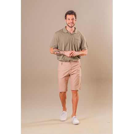 Bermuda Social Linho Masculina