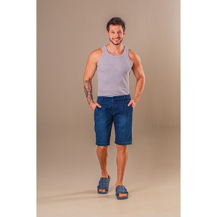 Bermuda Jeans Social Masculina