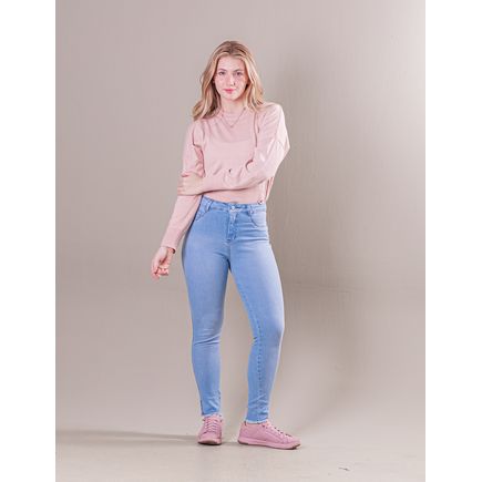 Calça Jeans Cropped Feminino