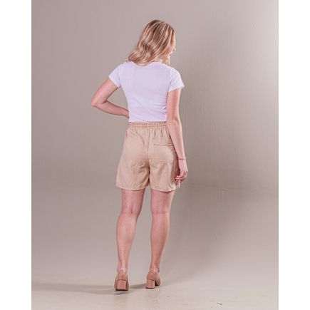 Short Sarja Linho Feminino