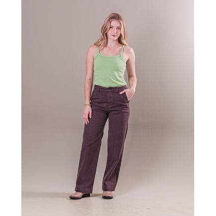 Calça Sarja Pantalona Feminino