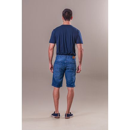 Bermuda Jeans Tradicional Masculina