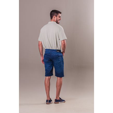 Bermuda Jeans Tradicional Masculina