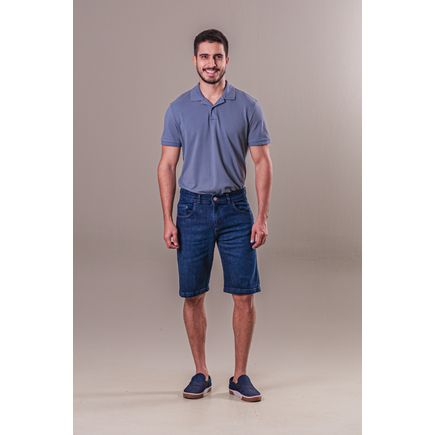 Bermuda Jeans Tradicional Masculina