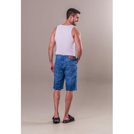 Bermuda Jeans Tradicional Masculina