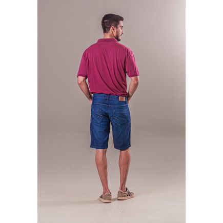 Bermuda Jeans Tradicional Masculina