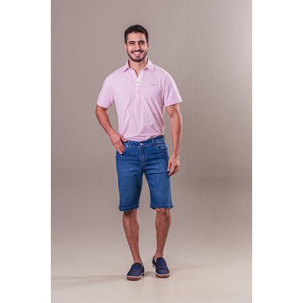 Bermuda Jeans Tradicional Masculina