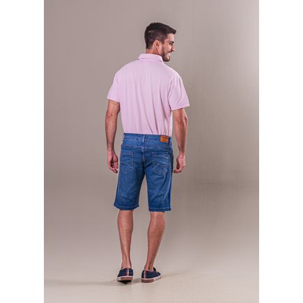 Bermuda Jeans Tradicional Masculina