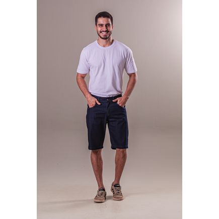 Bermuda Jeans Tradicional Masculina