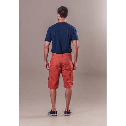 Bermuda Sarja Cargo Masculina
