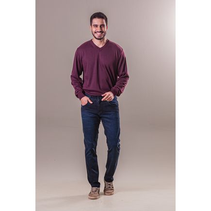 Calça Jeans Tradicional Skinny Masculina