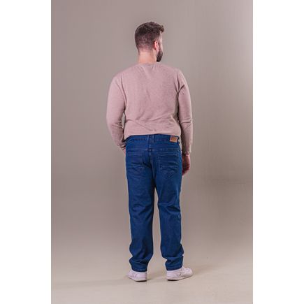 Calça Jeans Tradicional Masculina Plus Size