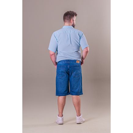 Bermuda Jeans Masculina Plus Size