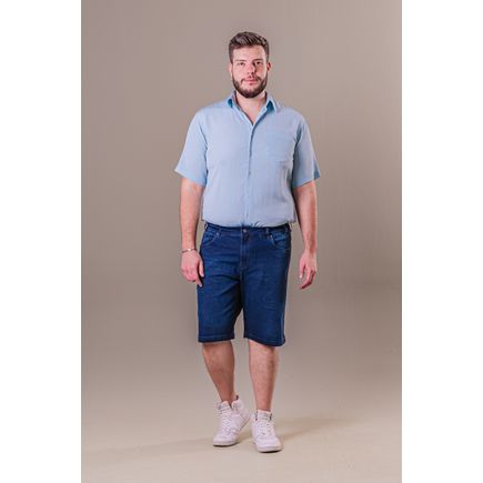 Bermuda Tradicional Masculina Plus Size