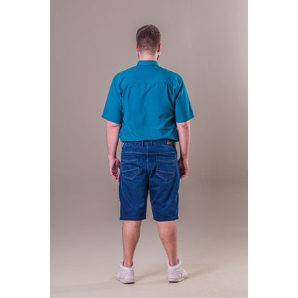 Bermuda Tradicional Jeans Masculina Plus Size