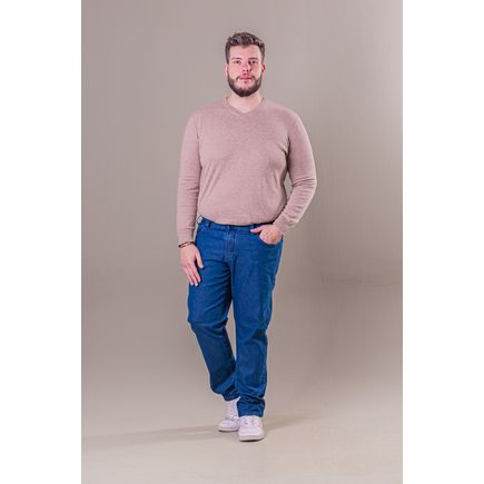 Calça Jeans Masculina Plus Size