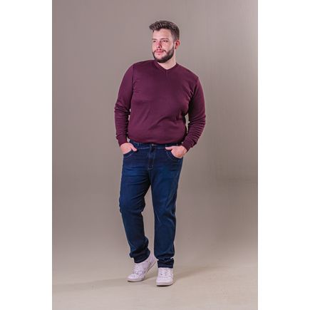 Calça Jeans Masculina Plus Size