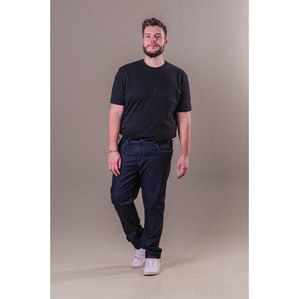 Calça Jeans Tradicional Masculina Plus Size
