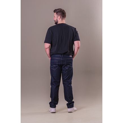 Calça Jeans Tradicional Masculina Plus Size