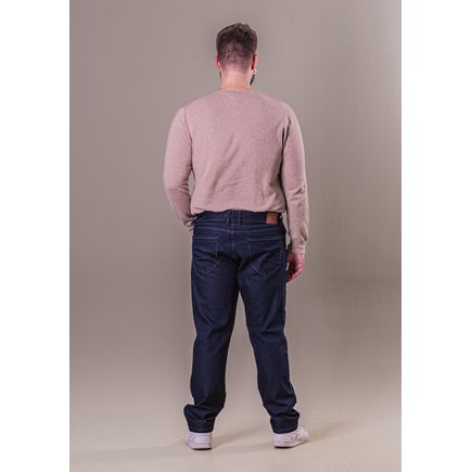 Calça Jeans Tradicional Masculina Plus Size