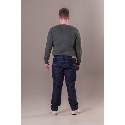 Calça Jeans Tradicional Masculina Plus Size