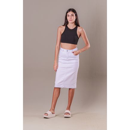 Saia Longa Sarja Feminina