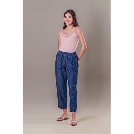 Calça Jeans Cropped Feminina