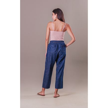 Calça Jeans Cropped Feminina