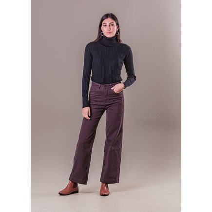 Calça Sarja Pantalona Feminina