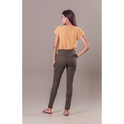 Calça Sarja Social Cigarrete Feminina