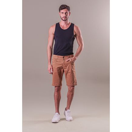 Bermuda Tradicional  Sarja Masculina