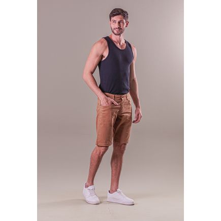 Bermuda Tradicional  Sarja Masculina