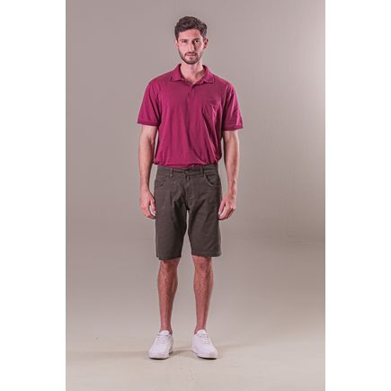Bermuda Tradicional Sarja Masculina