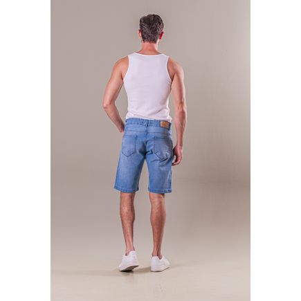 Bermuda Jeans Tradicional Masculina