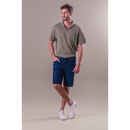 Bermuda Tradicional Jeans Masculina