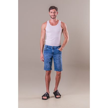 Bermuda Tradicional Jeans Masculina
