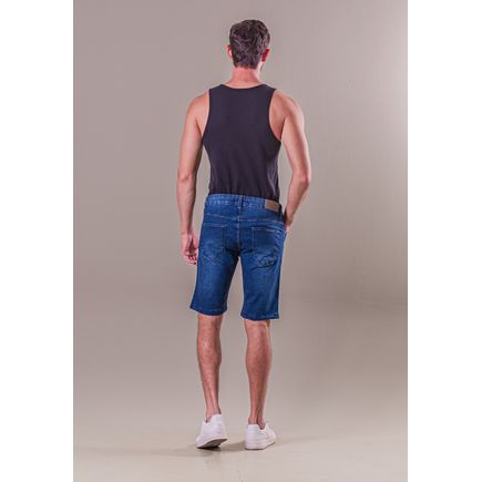Bermuda Jeans Tradicional Masculina
