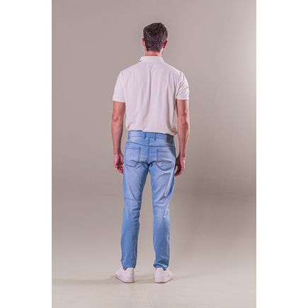 Calça Jeans Super Skinny Masculina