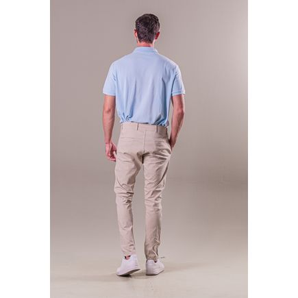 Calça Social Sarja Super Skinny Masculina
