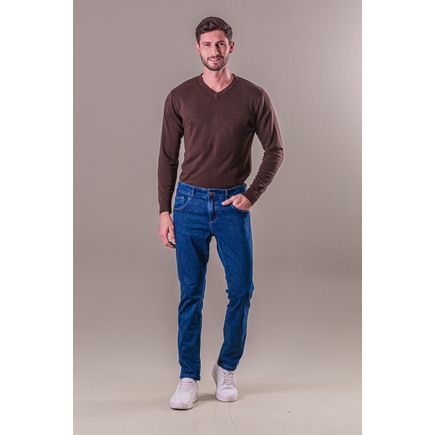Calça Jeans Tradicional Skinny Masculina