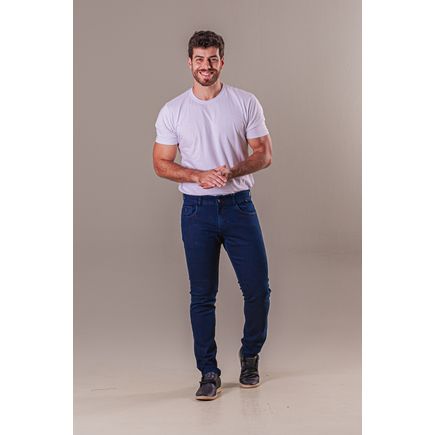 Calça Jeans Super Skinny Masculina