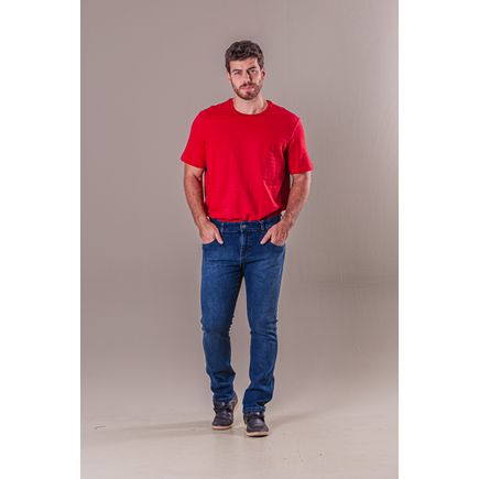Calça Jeans Tradicional Skinny Masculina