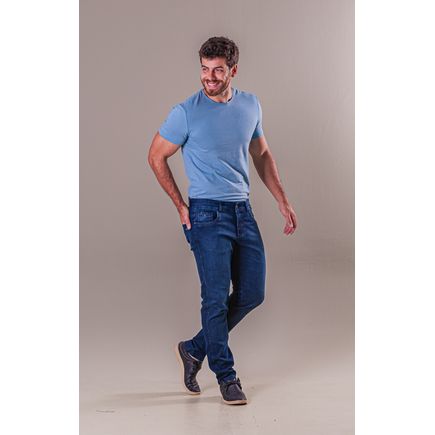 Calça Jeans Super Skinny Masculina