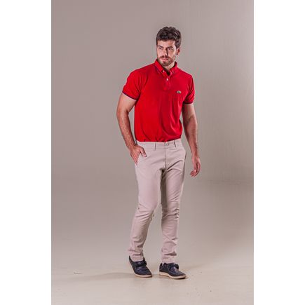 Calça Social Sarja Super Skinny