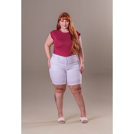 Bermuda Social Feminino Plus Size