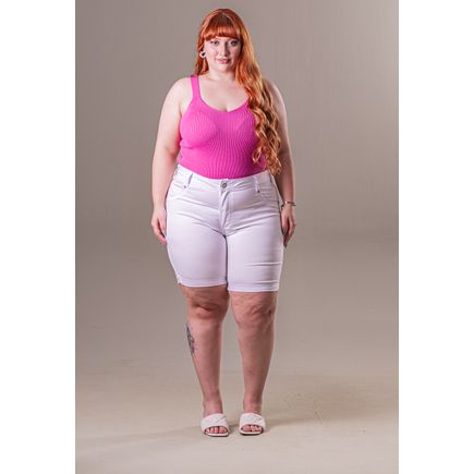 Bermuda Tradicional Feminina Plus Size