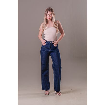 Calça Jeans Wide Leg  Feminina