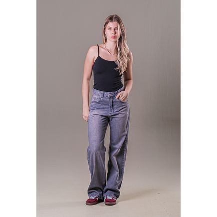 Calça Jeans Wide Leg Feminina
