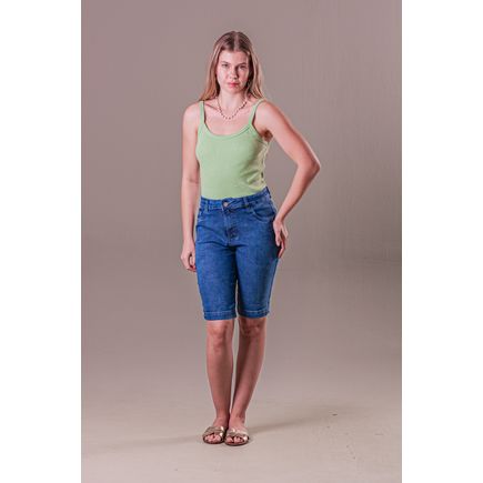 Bermuda Jeans Feminina